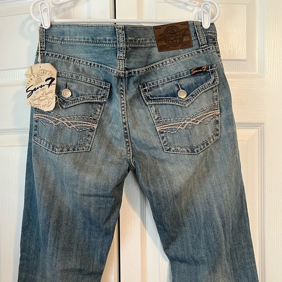 New Men’s Seven 7 Boot Cut Jeans Size 32x32 - Picture 4 of 16